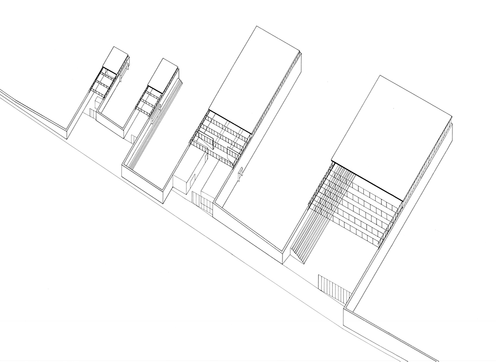 Coupes et élévations, Rorting sur calque