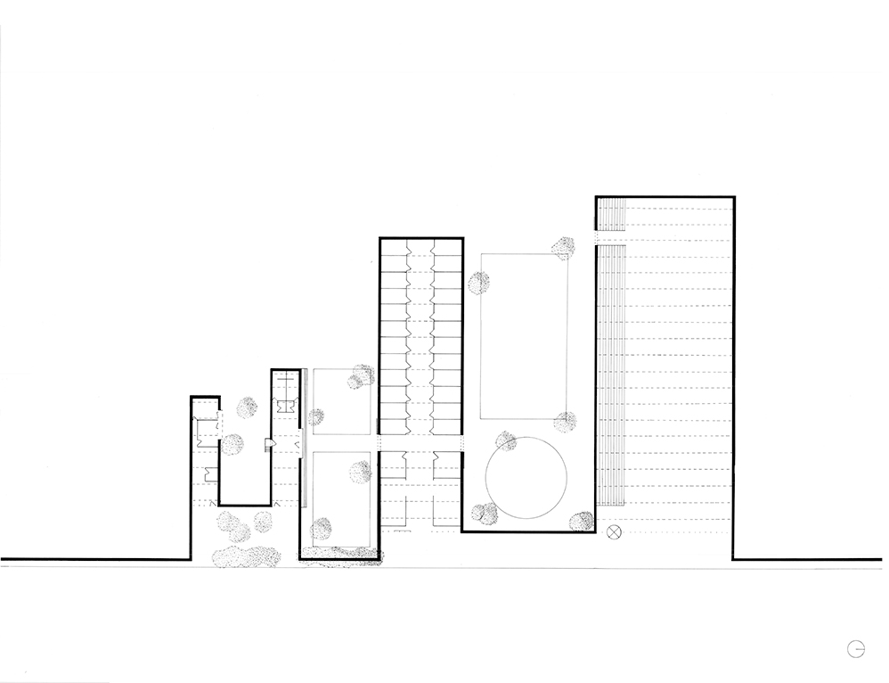Plan, Rotring sur calque