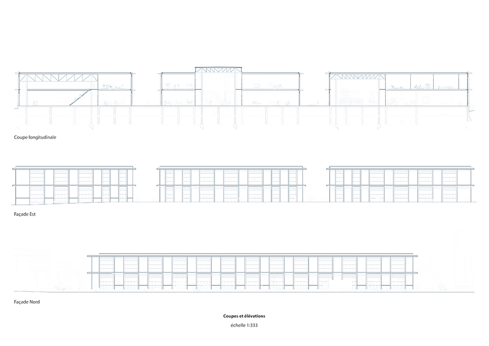 Coupes et élévations