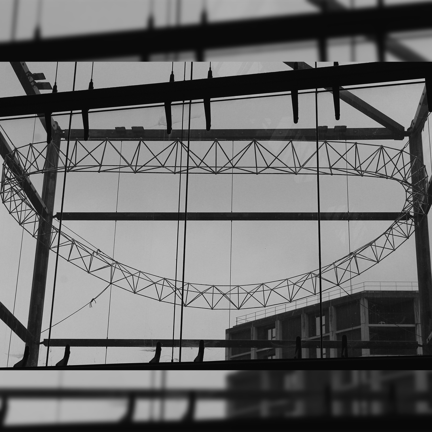 Pavillon Circulaire - Depuis le hall de l'ENSA Paris-est