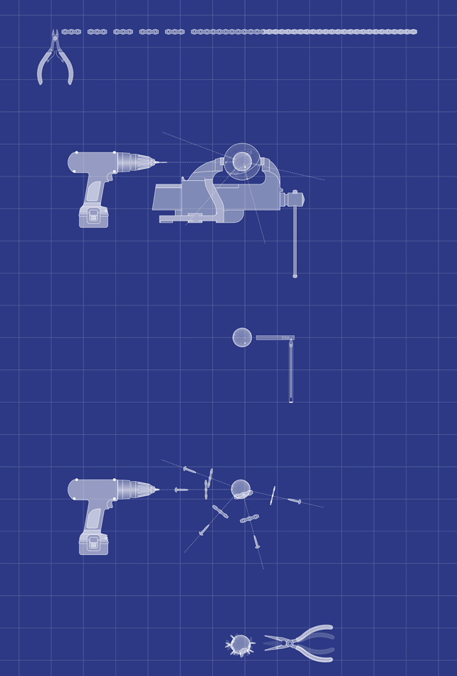 Notice de préparation des nœuds à  partir de balles de golf