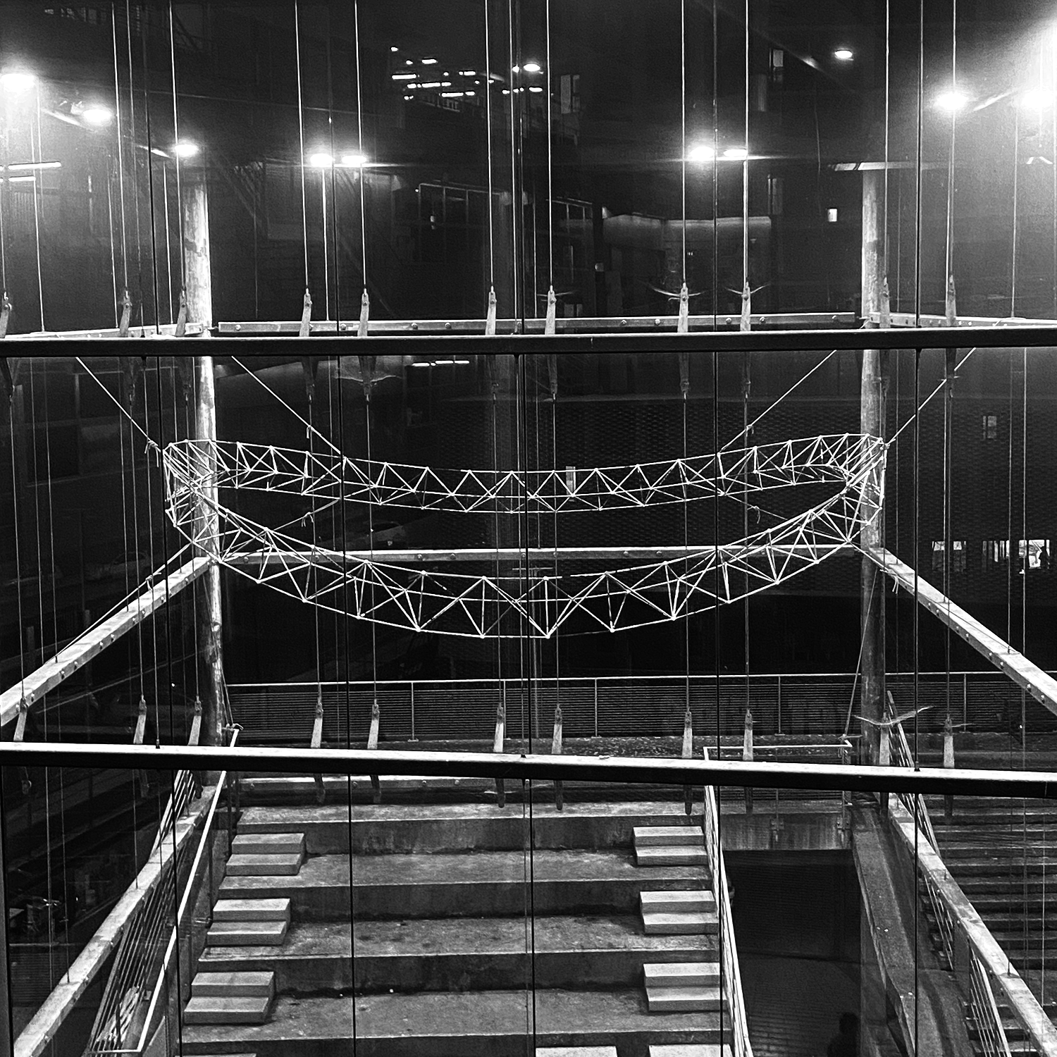 Pavillon Circulaire - Vue de nuit